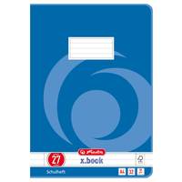 Herlitz 340273 - Blau - Weiß - 32 Blätter - Liniertes Papier - A4 - 80 g/m² - Pa