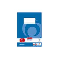 Herlitz 413617 - Blau - Weiß - 32 Blätter - Liniertes Papier - A6 - 70 g/m² - Pa