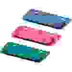 Mini-Taschenlocher Color Blocking Kunststoff 2 Blatt farbig sortiert