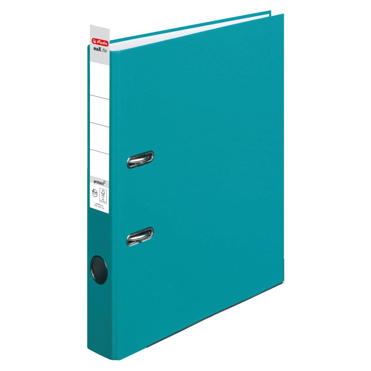 Herlitz 50015955, A4, Halteöse, Lagerung, Polypropylen (PP), Türkis, Weiß