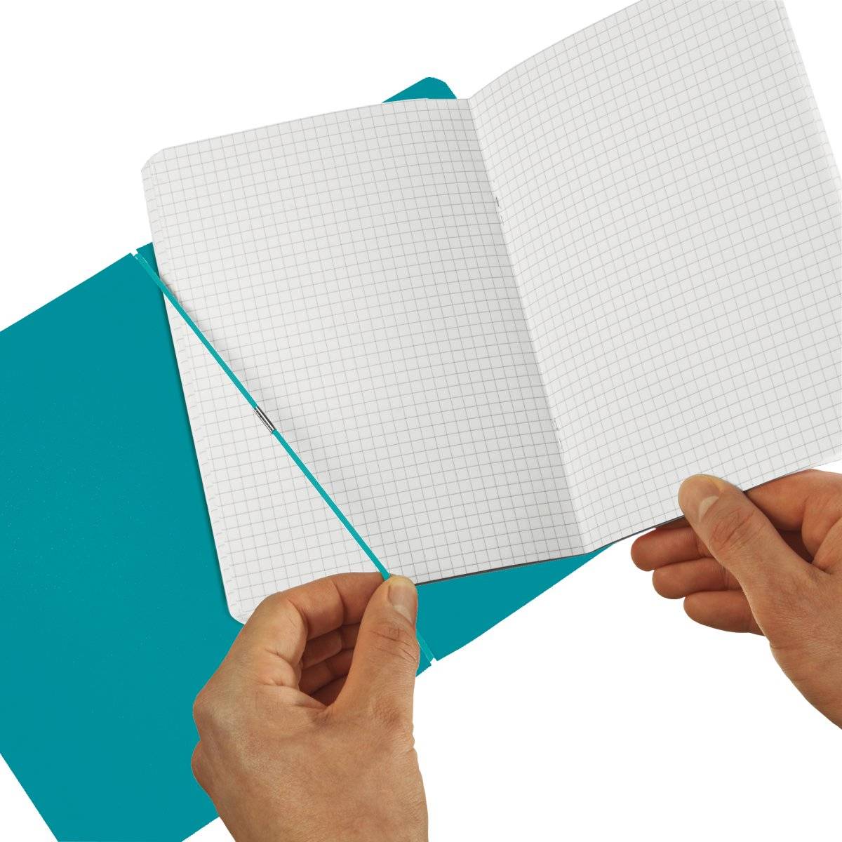 Herlitz 50015986, Einfarbig, Türkis, A4, 80 Blätter, 80 g/m², Hardcover