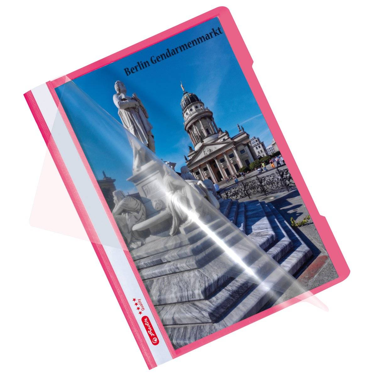 Herlitz 50016211, Pink, Polypropylen (PP), Matt, A4, 1 Stück(e), Deutschland