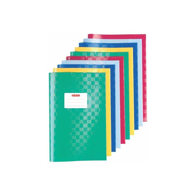 herlitz Heftschoner DIN A4, geprägt (Bast), PP, sortiert