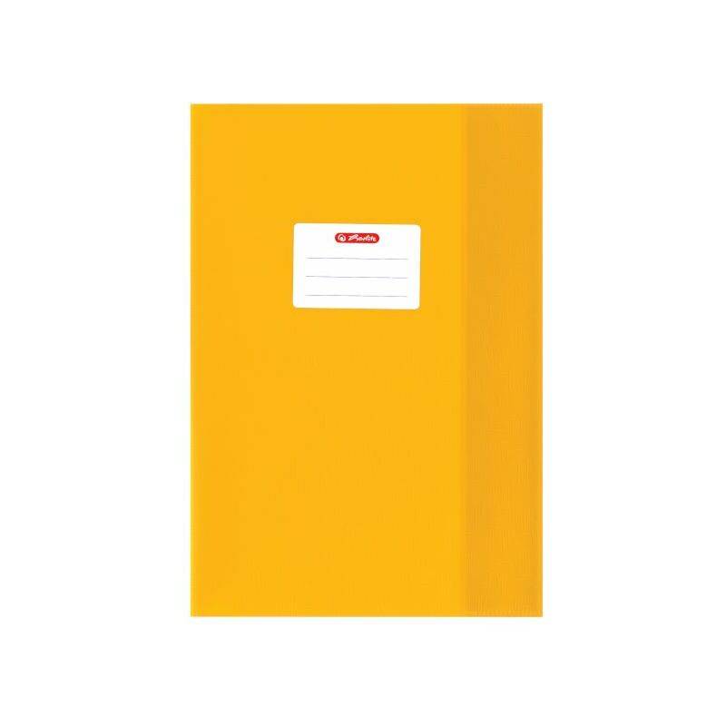 herlitz Heftschoner DIN A4, geprägt (Bast), PP, gelb