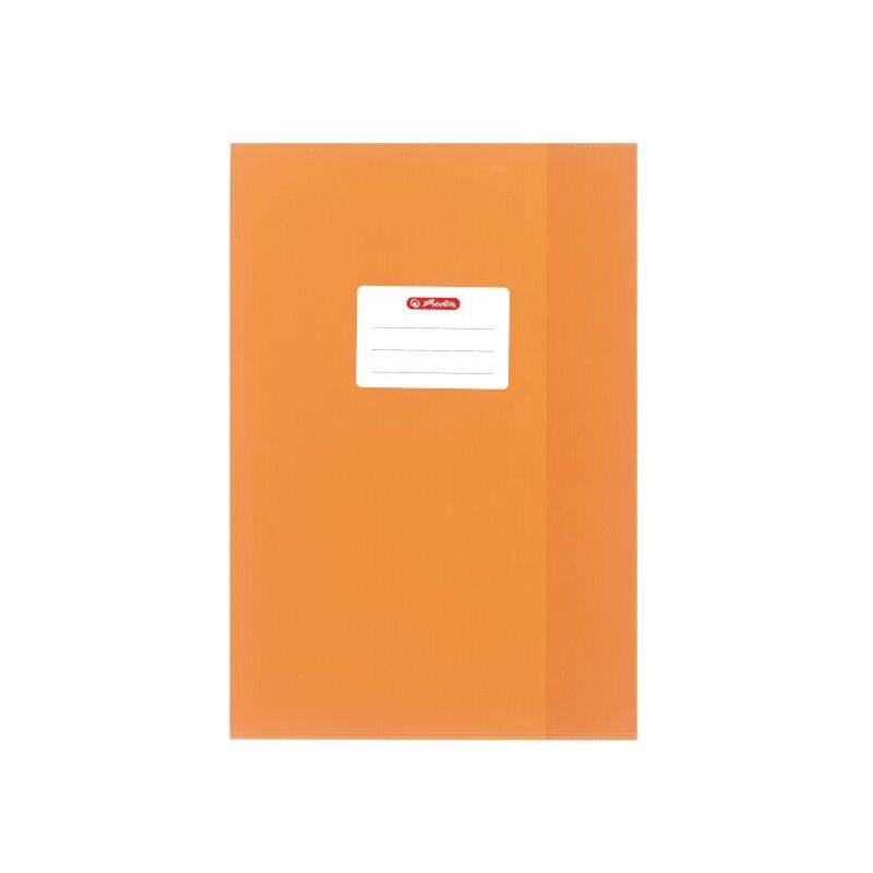 herlitz Heftschoner DIN A4, geprägt (Bast), PP, orange