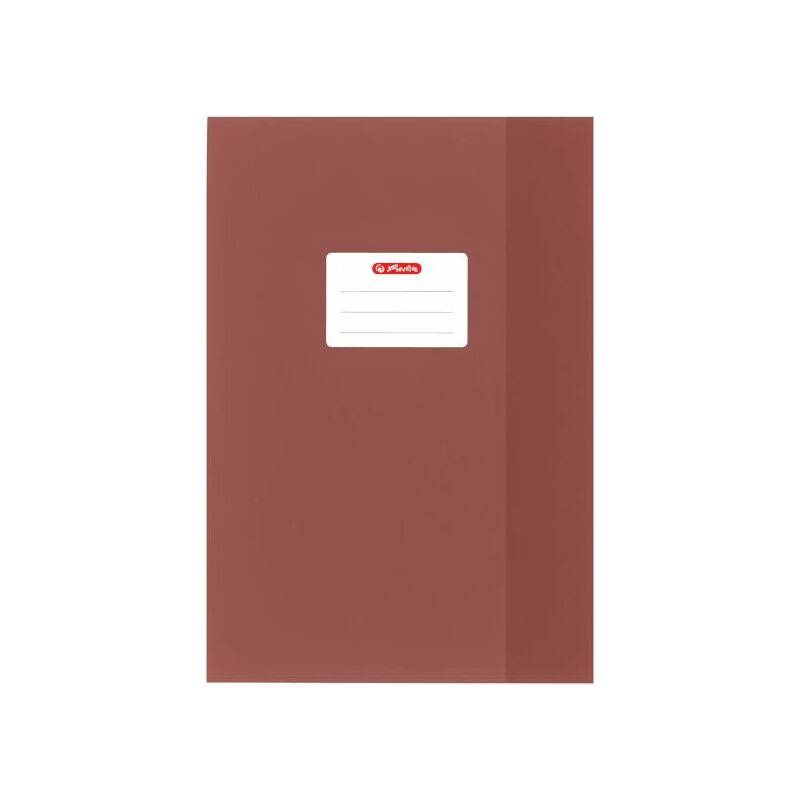 herlitz Heftschoner DIN A4, geprägt (Bast), PP, braun