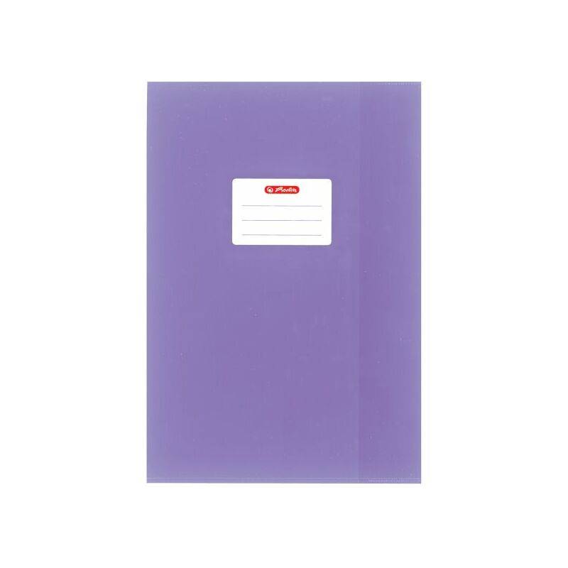 herlitz Heftschoner DIN A4, geprägt (Bast), PP, violett