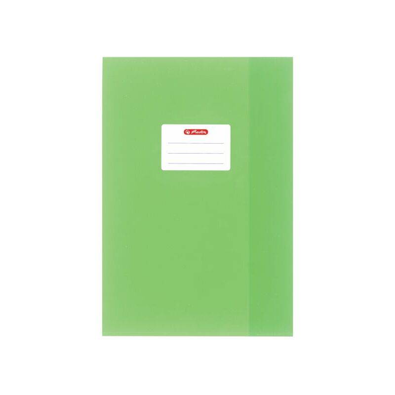 herlitz Heftschoner DIN A4, geprägt (Bast), PP, hellgrün