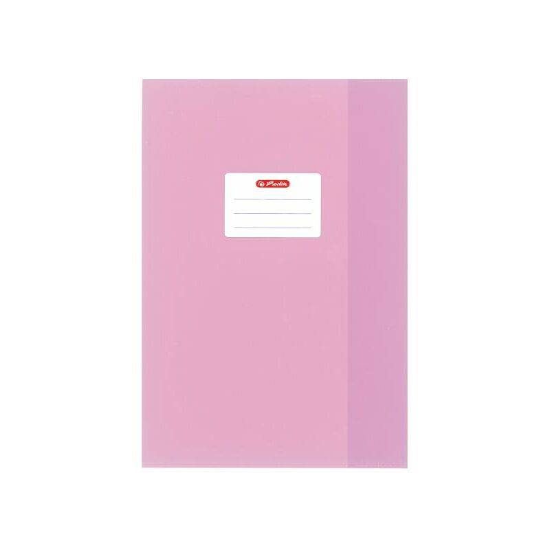 herlitz Heftschoner DIN A4, geprägt (Bast), PP, rosa