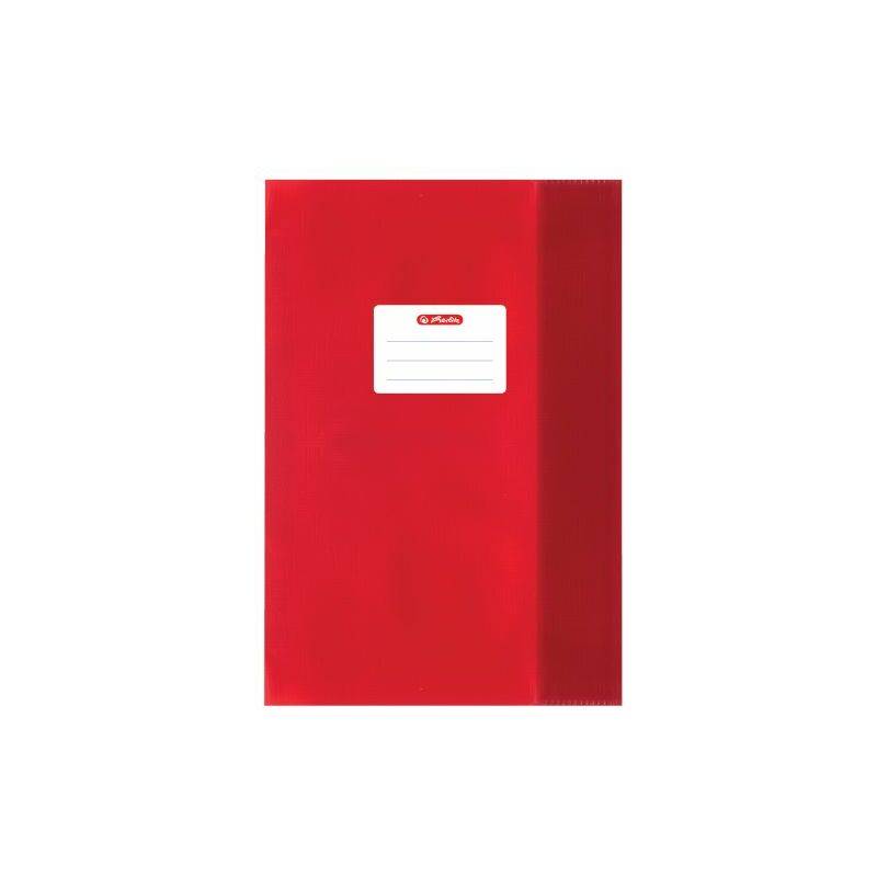 herlitz Heftschoner DIN A5, geprägt (Bast), PP, rot