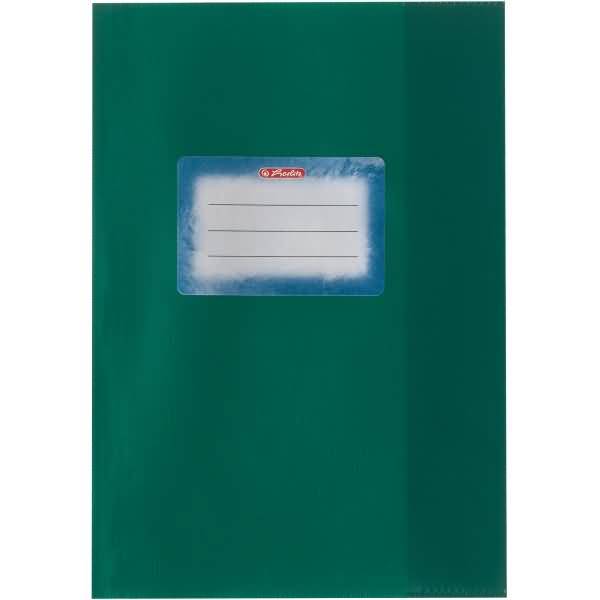 Heftumschlag A5 PP Bast dunkelgrün