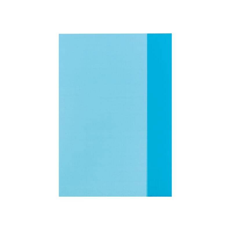 herlitz Heftschoner DIN A4, PP, transparent-blau