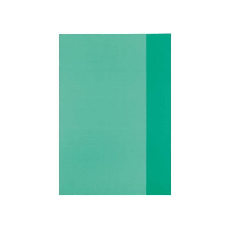 herlitz Heftschoner DIN A4, PP, transparent-grün