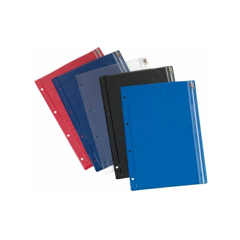 herlitz Reißverschlusstasche, PVC, farbig sortiert