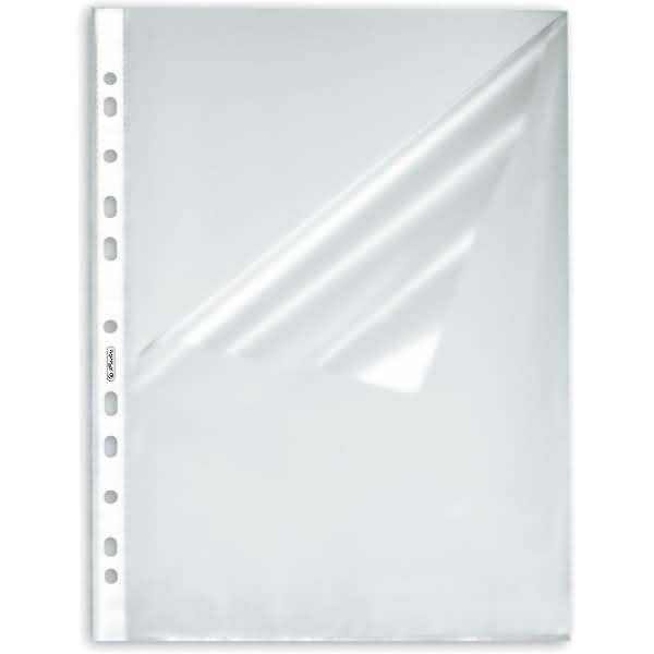 Prospekthüllen A4 genarbt oben und seitlich offen VE=10 Stück