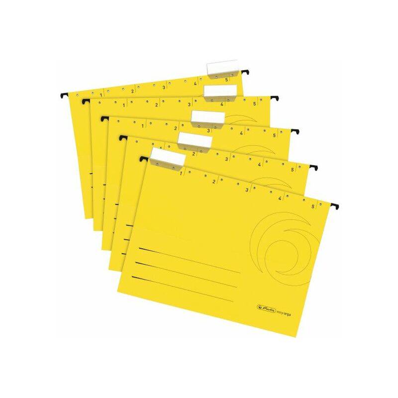 herlitz Hängemappe UniReg easyorga, A4, seitl. offen, gelb