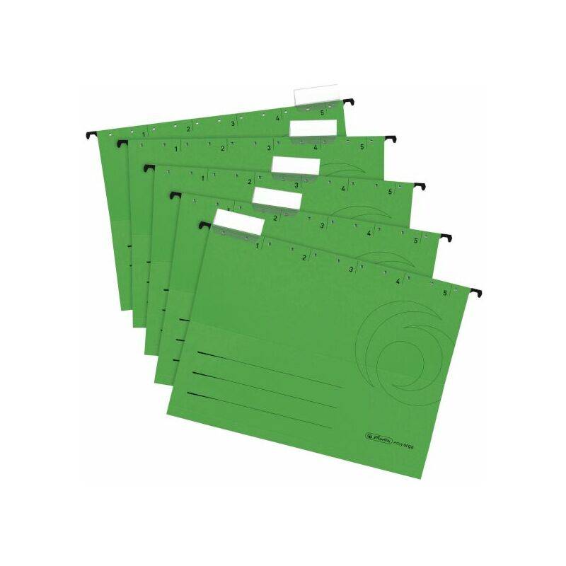 herlitz Hängemappe UniReg easyorga, A4, seitl. offen, grün