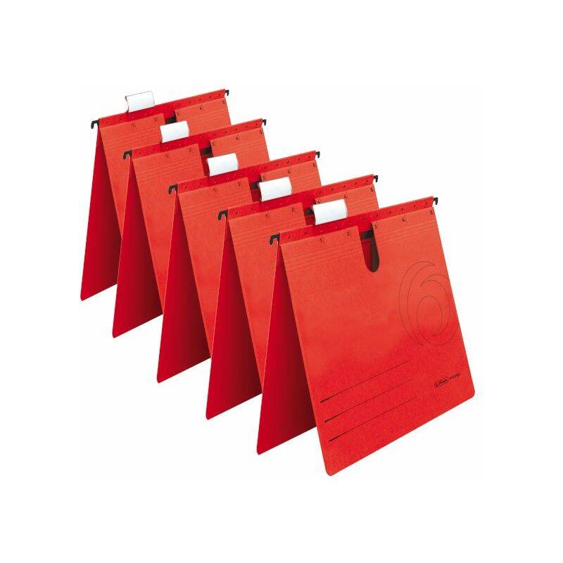 herlitz Hängehefter UniReg easyorga, kaufm. Heftung, rot
