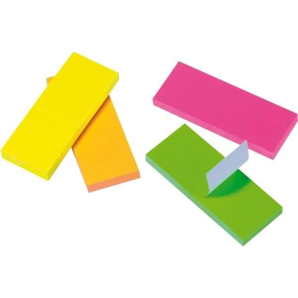 Haft-Memos 20x50mm 4x50 Blatt Neonfarben