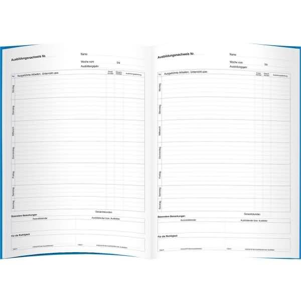 Berichtsheft A4 28 Blatt Berufsausbildung