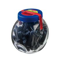 Herlitz 8541161, Blau, Blau, Transparent, Behälter, 100 Stück(e)