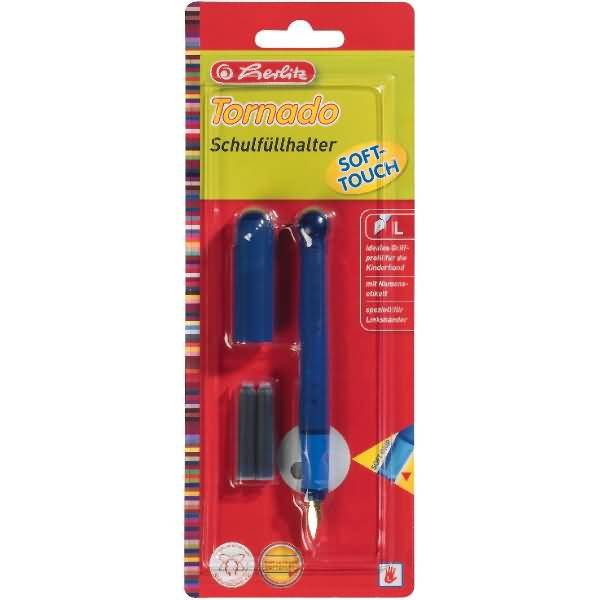 Füllhalter Tornado L-Feder farbig sortiert in pink oder blau
