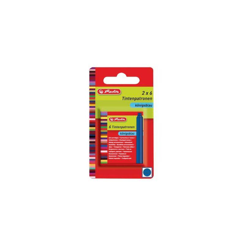 herlitz Tintenpatrone, königsblau