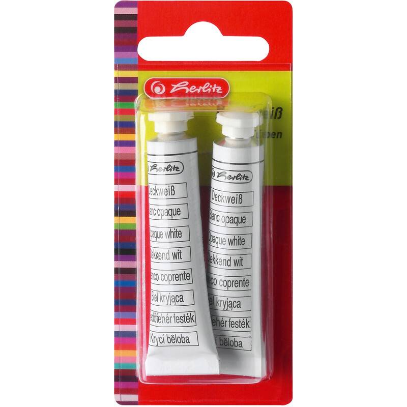 herlitz Deckweiß, Inhalt: 2 Tuben à 7,5 ml