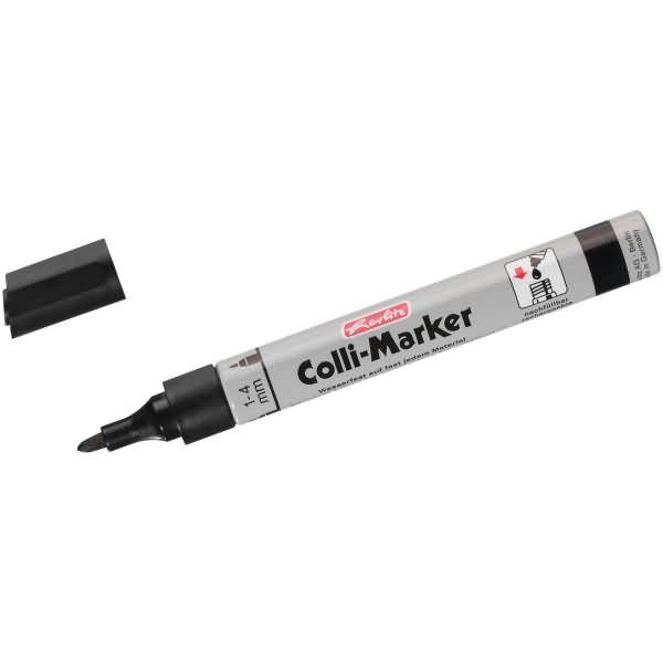 Permanentmarker 1-4mm schwarz VE=5 Stück