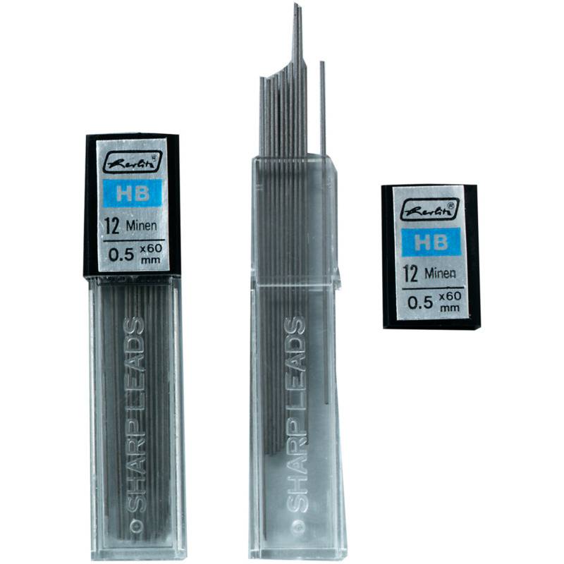herlitz Druckbleistiftminen, Minenstärke: 0,5 mm