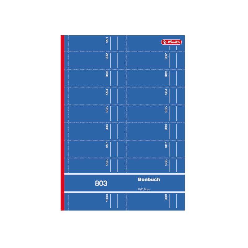 herlitz Formularbuch "Bonbuch 803", DIN A4, sortiert