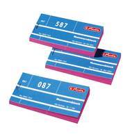 Herlitz 892703, Rechteck, Mehrfarbig, Papier, 100 Blätter