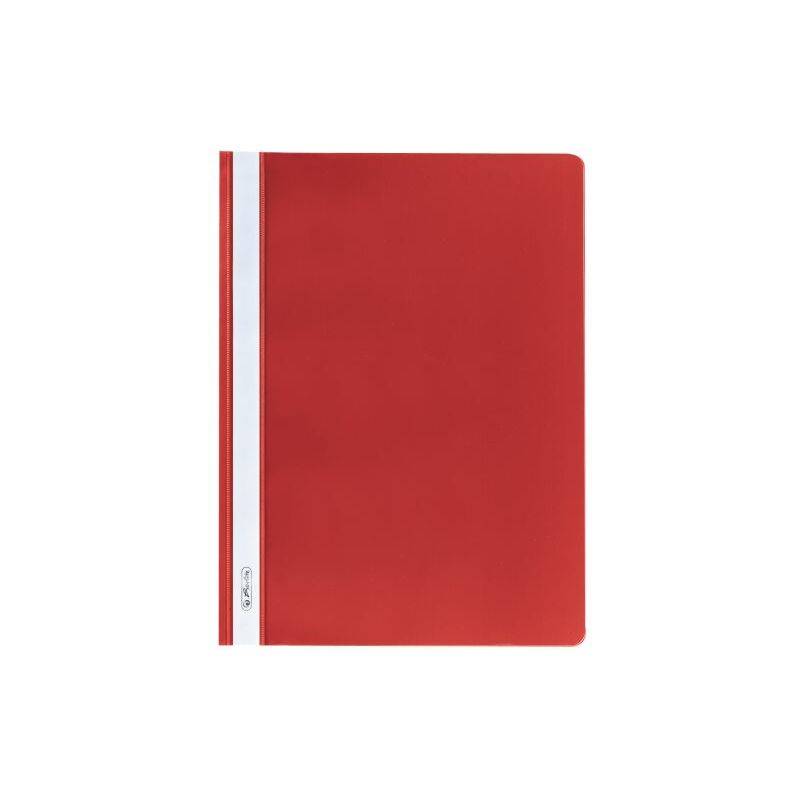 herlitz Schnellhefter, DIN A4, aus PP-Folie, rot