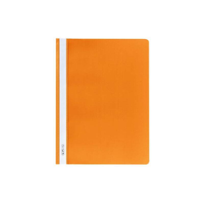 herlitz Schnellhefter, DIN A4, aus PP-Folie, orange