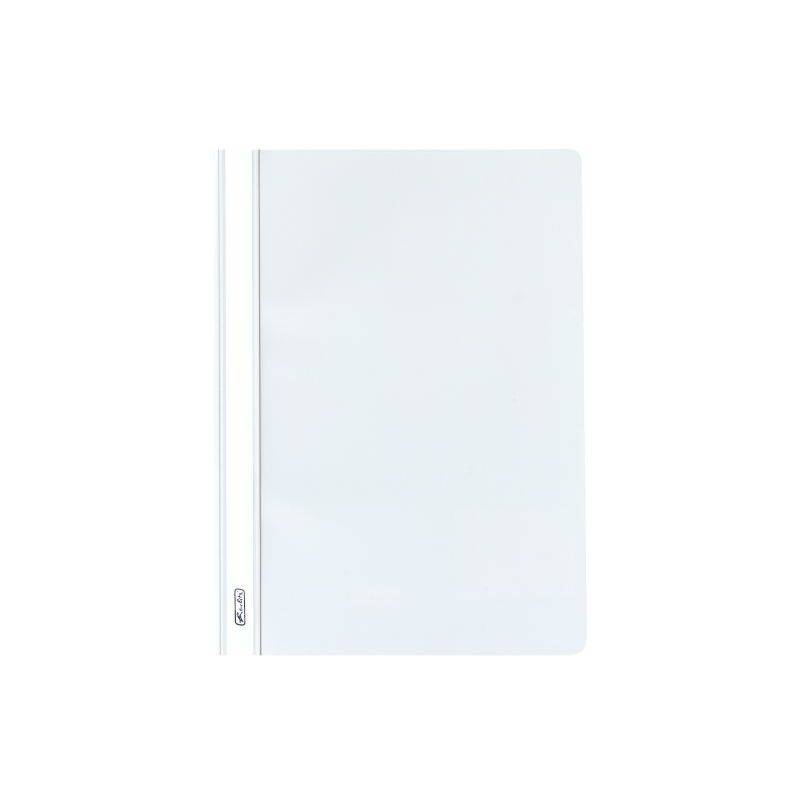 herlitz Schnellhefter, DIN A4, aus PP-Folie, weiß