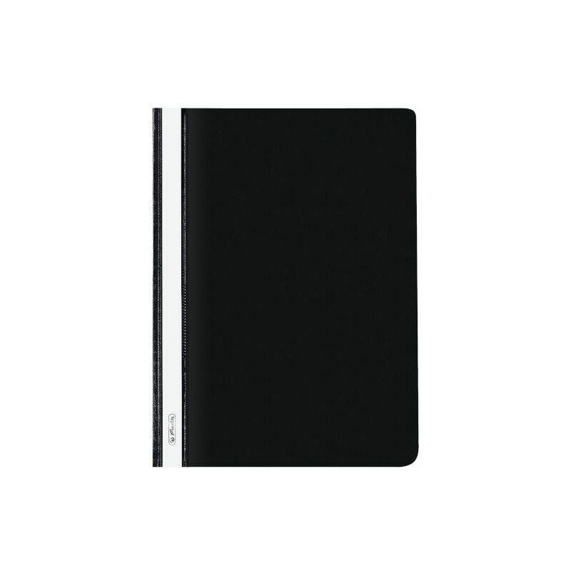herlitz Schnellhefter, DIN A4, aus PP-Folie, schwarz