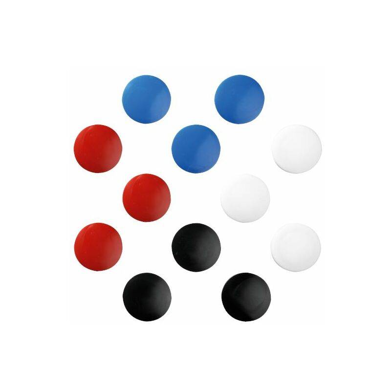 herlitz Haftmagnete, rund, Durchmesser: 30 mm, farbig