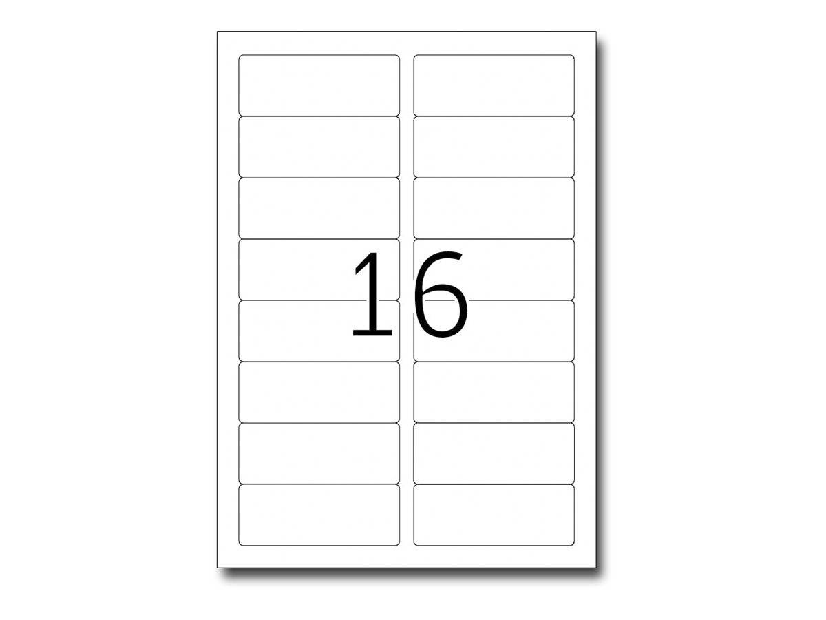 HERMA Special - Papier - matt - selbstklebend, entfernbarer Klebstoff - weiß - 88.9 x 33.8 mm 400 Etikett(en) (25 Bogen