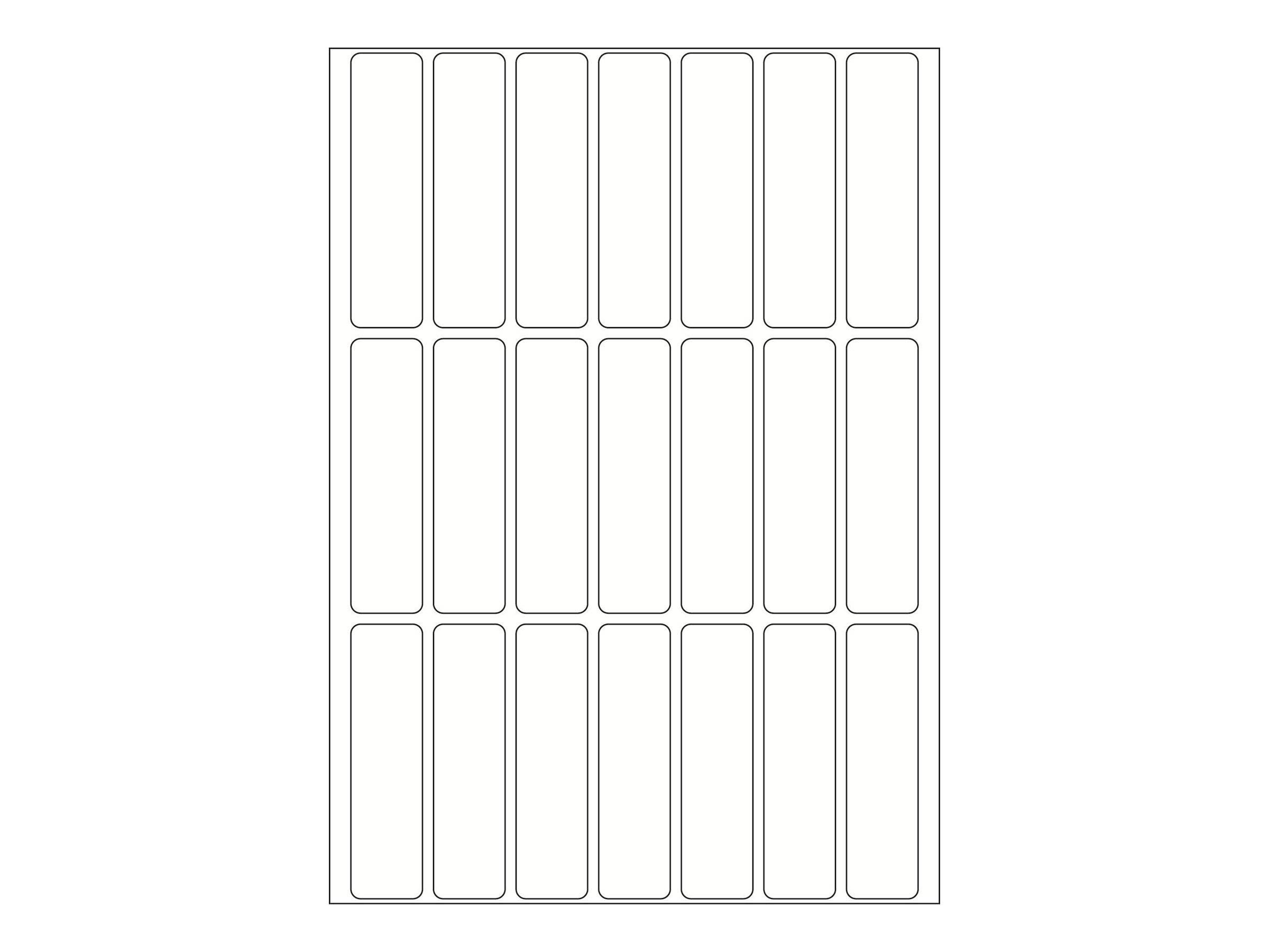 HERMA Movables - Papier - matt - selbstklebend - weiß - 13 x 50 mm 672 Etikett(en) (32 Bogen x 21)