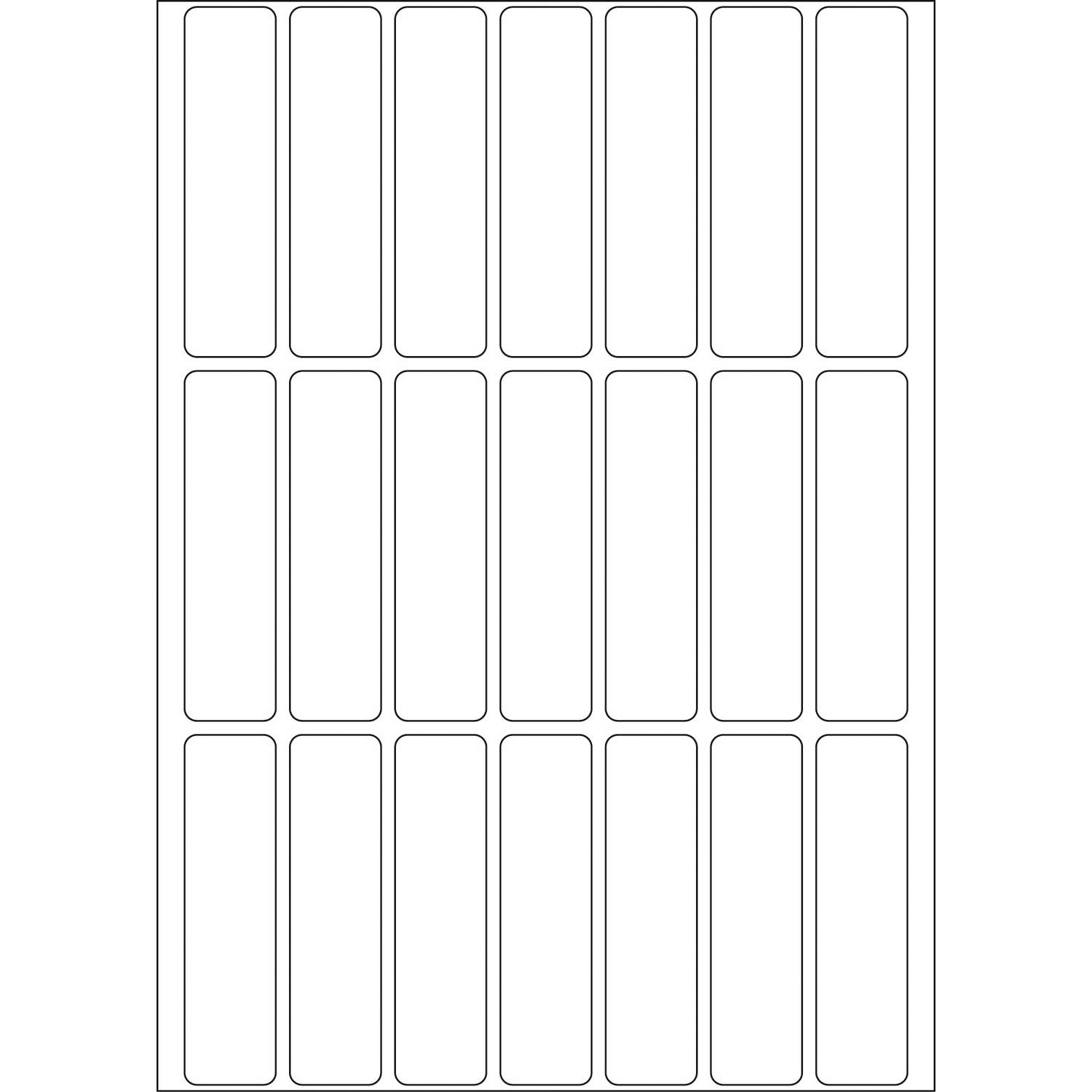 HERMA Movables - Papier - matt - selbstklebend - weiß - 13 x 50 mm 672 Etikett(en) (32 Bogen x 21)