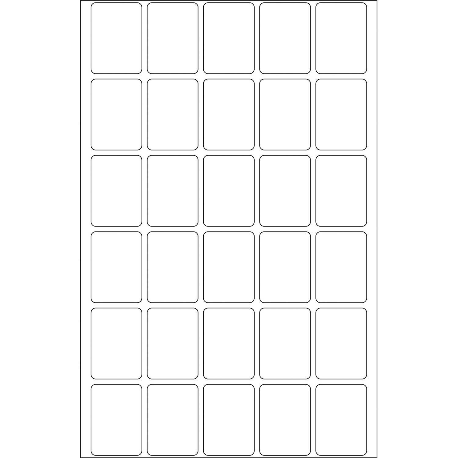 HERMA Movables - Selbstklebend - weiß - 19 x 27 mm 960 Stck. (32 Bogen x 30)