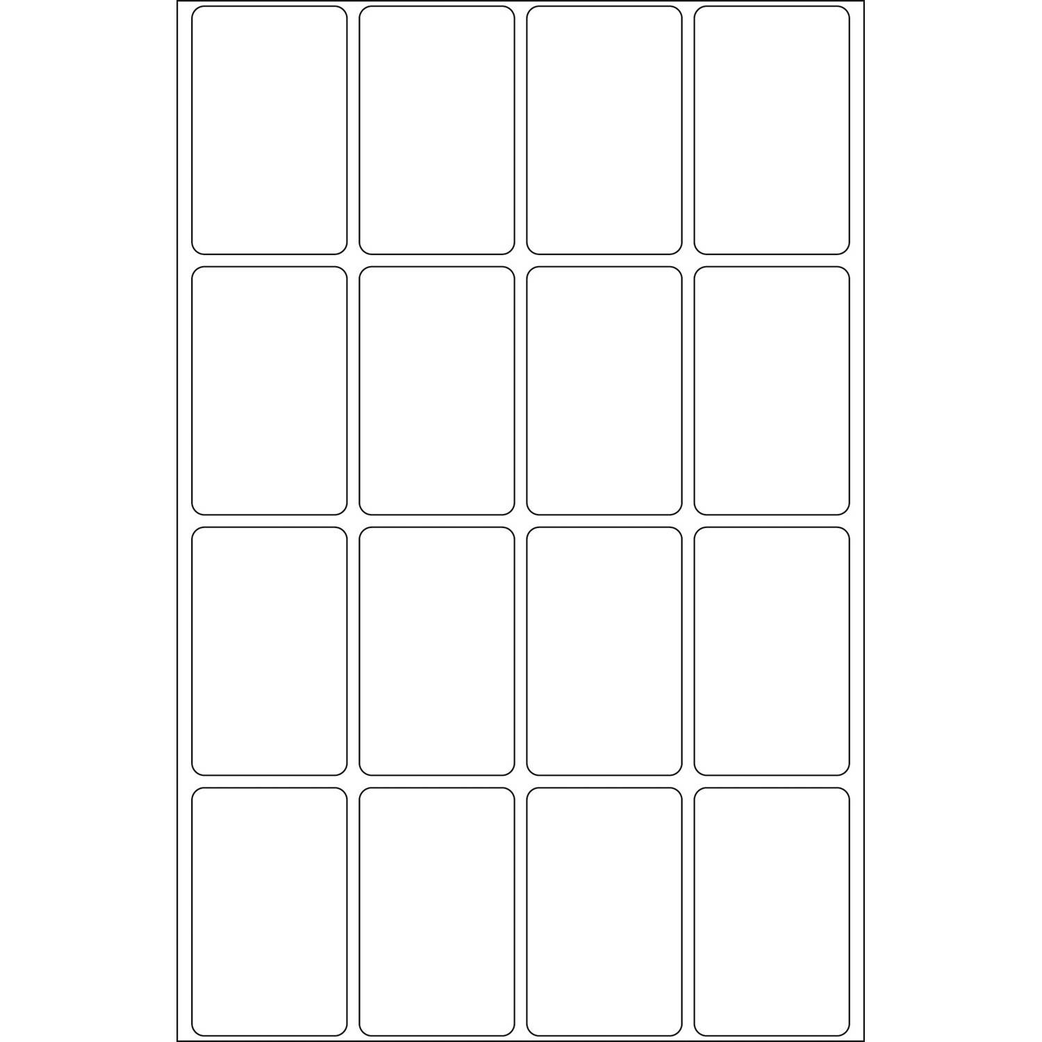 HERMA Movables - Papier - selbstklebend - weiß - 25 x 40 mm 512 Etikett(en) (32 Bogen x 16)