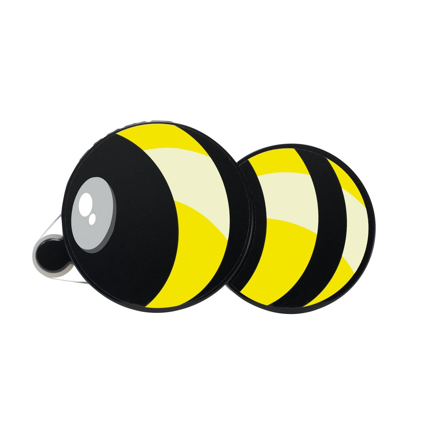 HERMA Klebebiene, Bienenoptik, ablösbar, 15 m, Schwarz, Gelb