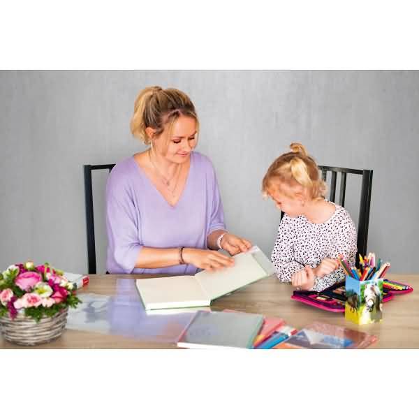 Buchschoner PP mit Lasche transparent 295 x 540mm