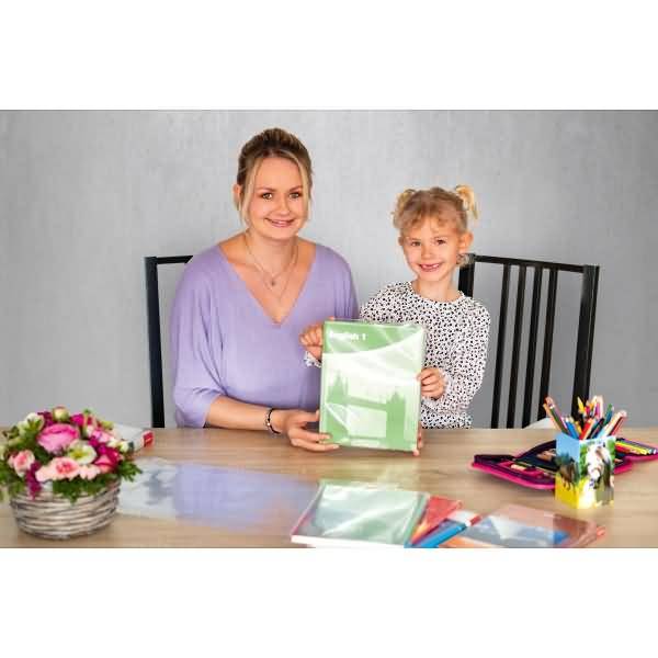 Buchschoner PP mit Lasche transparent 305 x 540mm