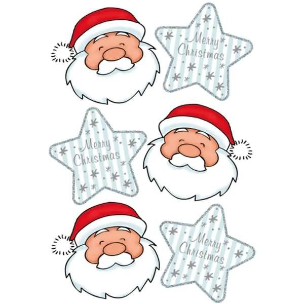 Schmucketikett Decor Nikolausgruss 3 Blatt