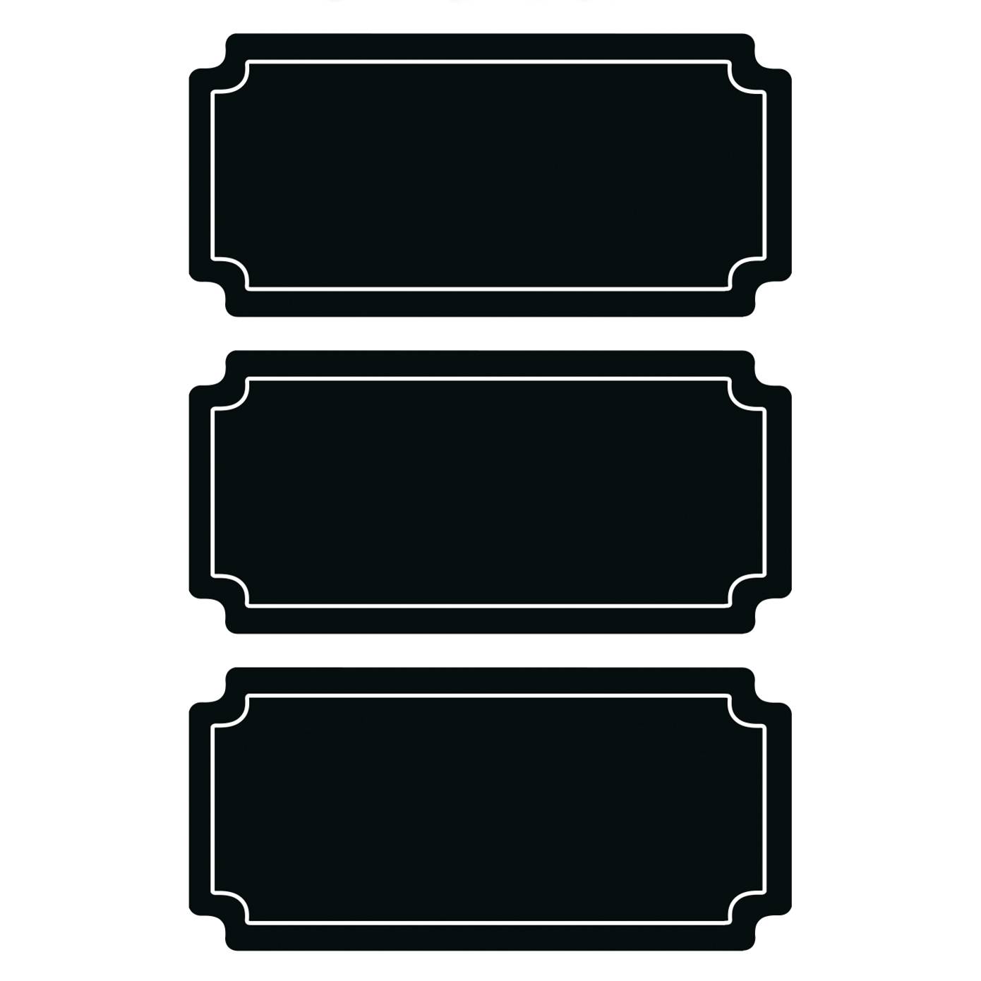 HERMA 15413, Schwarz, Dauerhaft, Papier, 6 Stück(e), Sichtverpackung