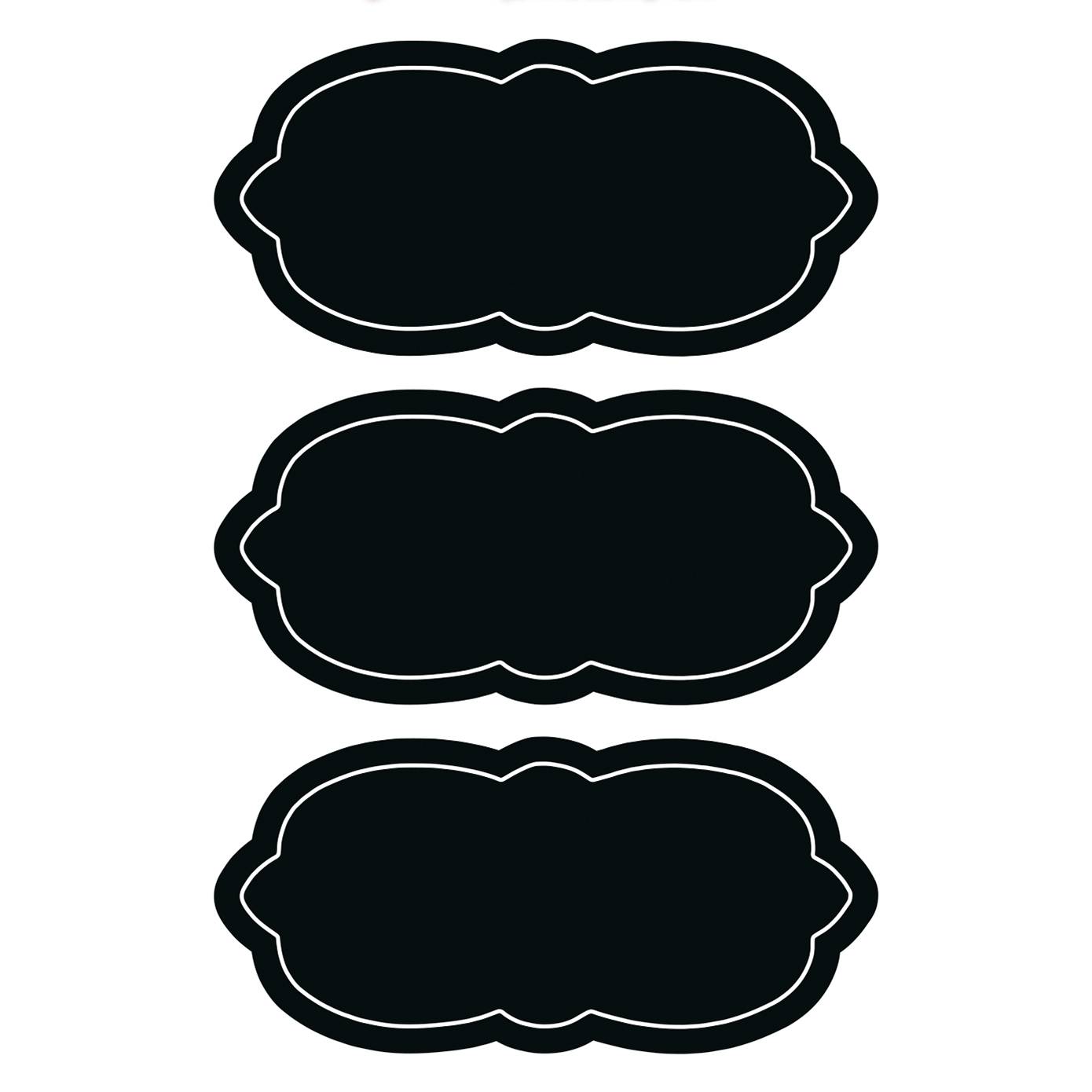 HERMA 15414, Schwarz, Dauerhaft, Papier, 4 Stück(e), Sichtverpackung