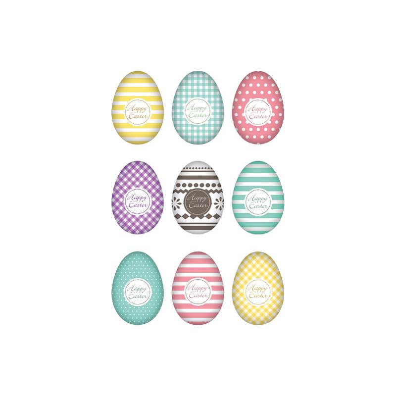 HERMA Oster-Sticker CLASSIC "Eierset bunt"