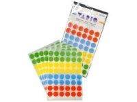 HERMA - Papier - selbstklebend - diverse Farben - 12 mm rund 240 Etikett(en) (5 Bogen x 48)